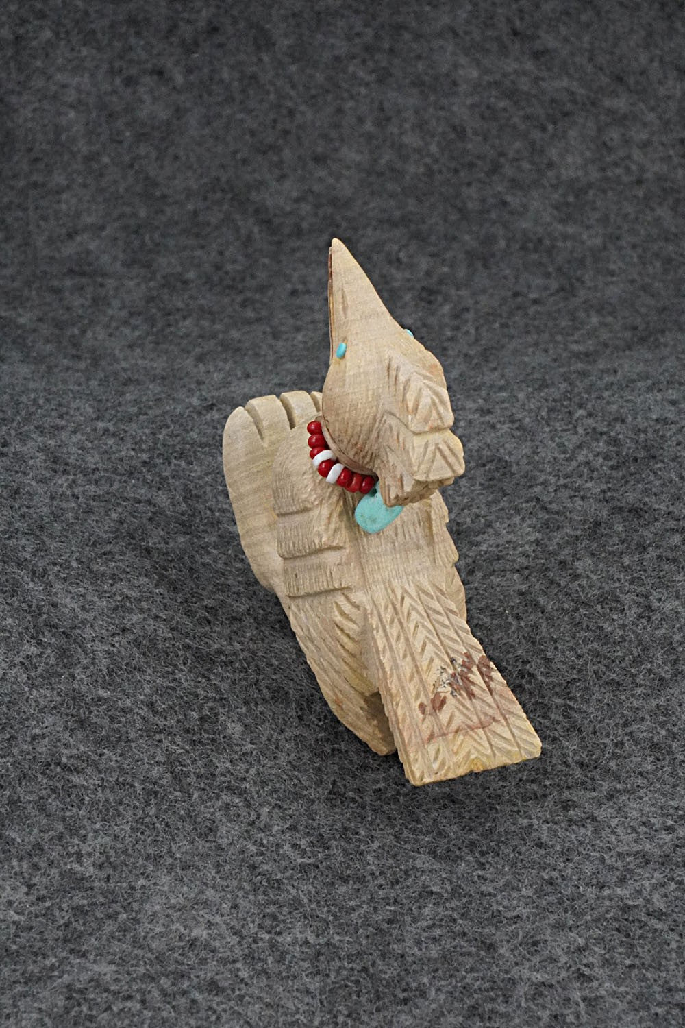 Roadrunner Zuni Fetish Carving - Douglas Martza
