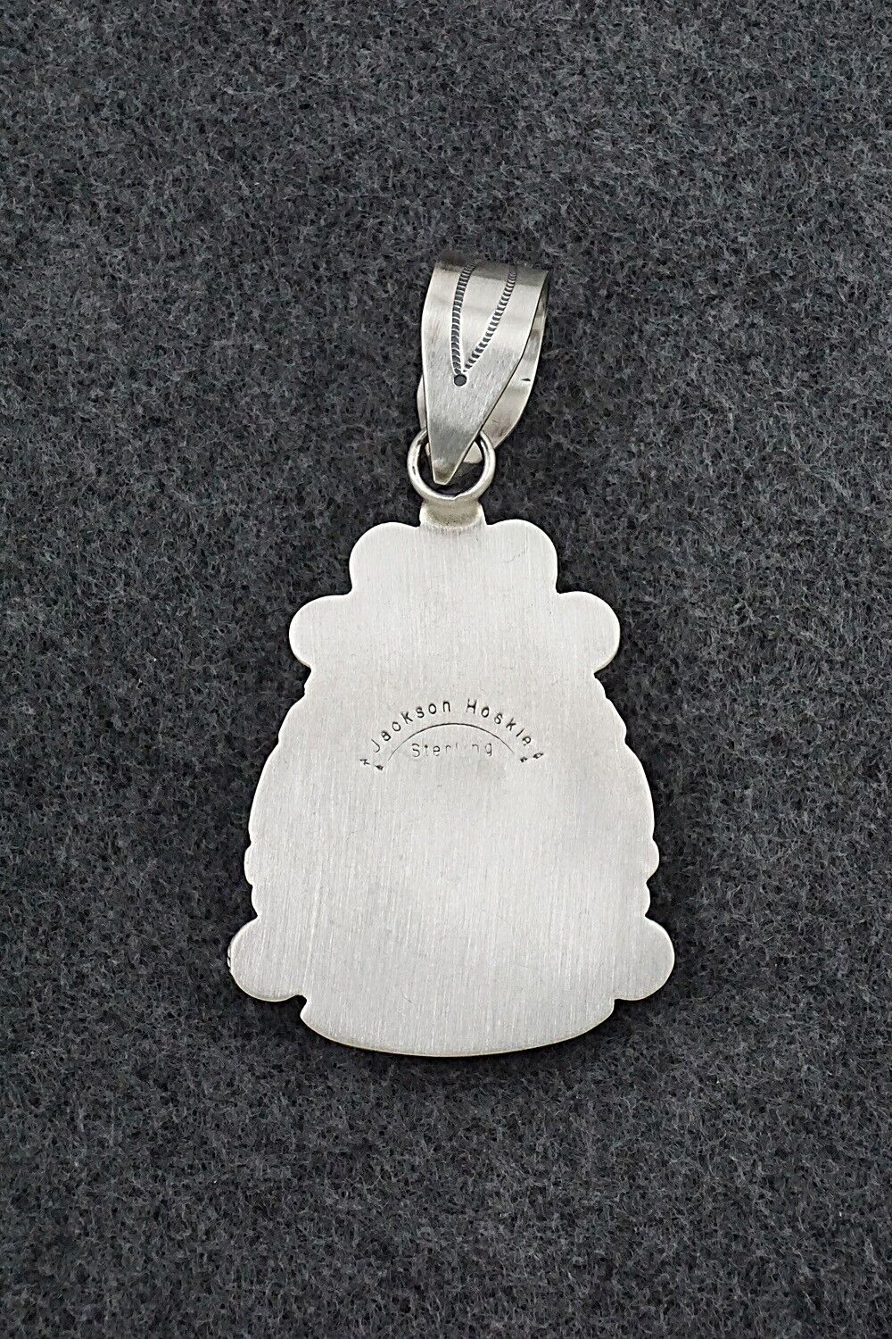 Turquoise & Sterling Silver Pendant - Jackson Hoskie