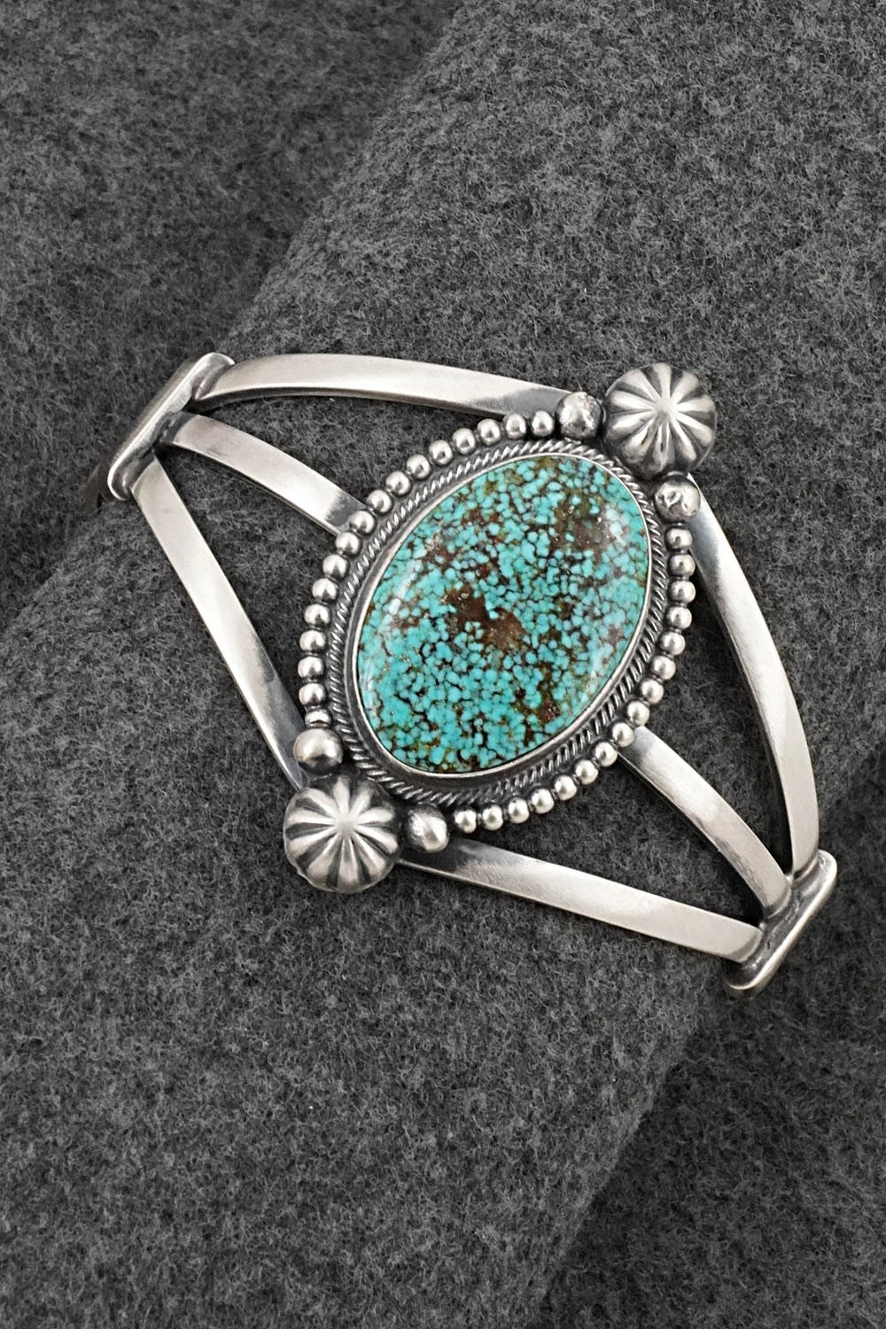 Turquoise & Sterling Silver Bracelet - Darrin Livingston