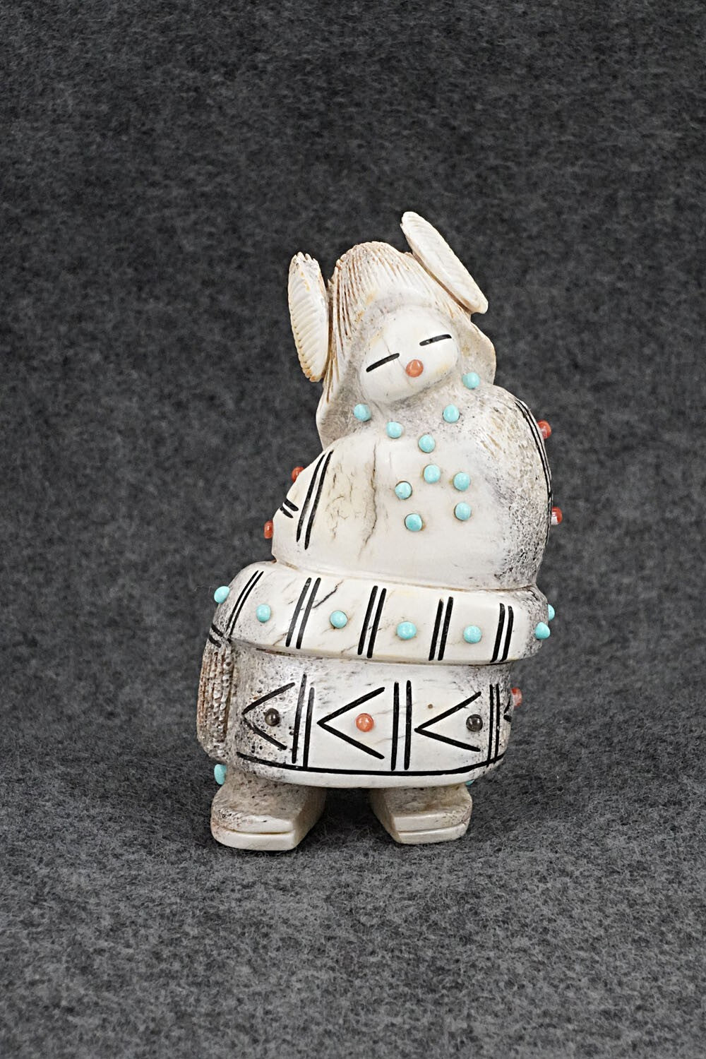 Corn Maiden Zuni Fetish Carving - Claudia Peina