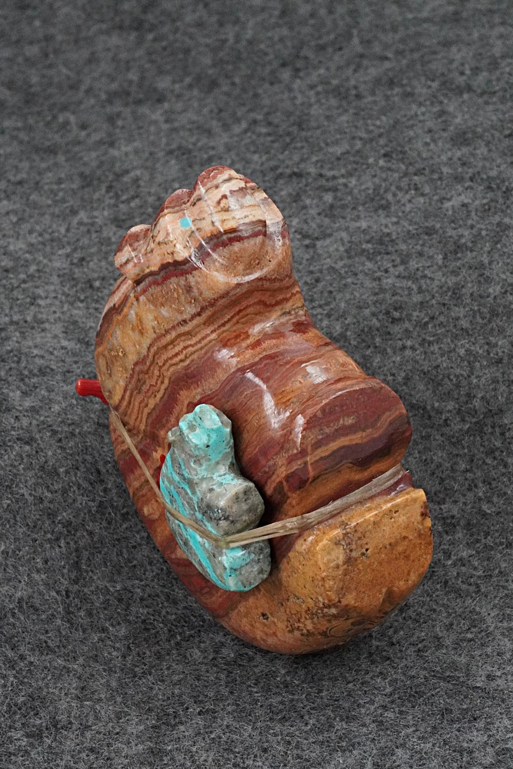 Bear with Cub Zuni Fetish Carving - Paulette & Farlan Quam