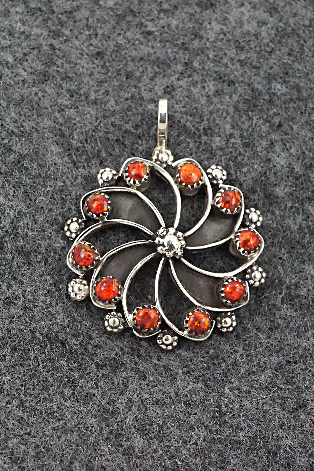 Opalite & Sterling Silver Pendant - Estella Laate