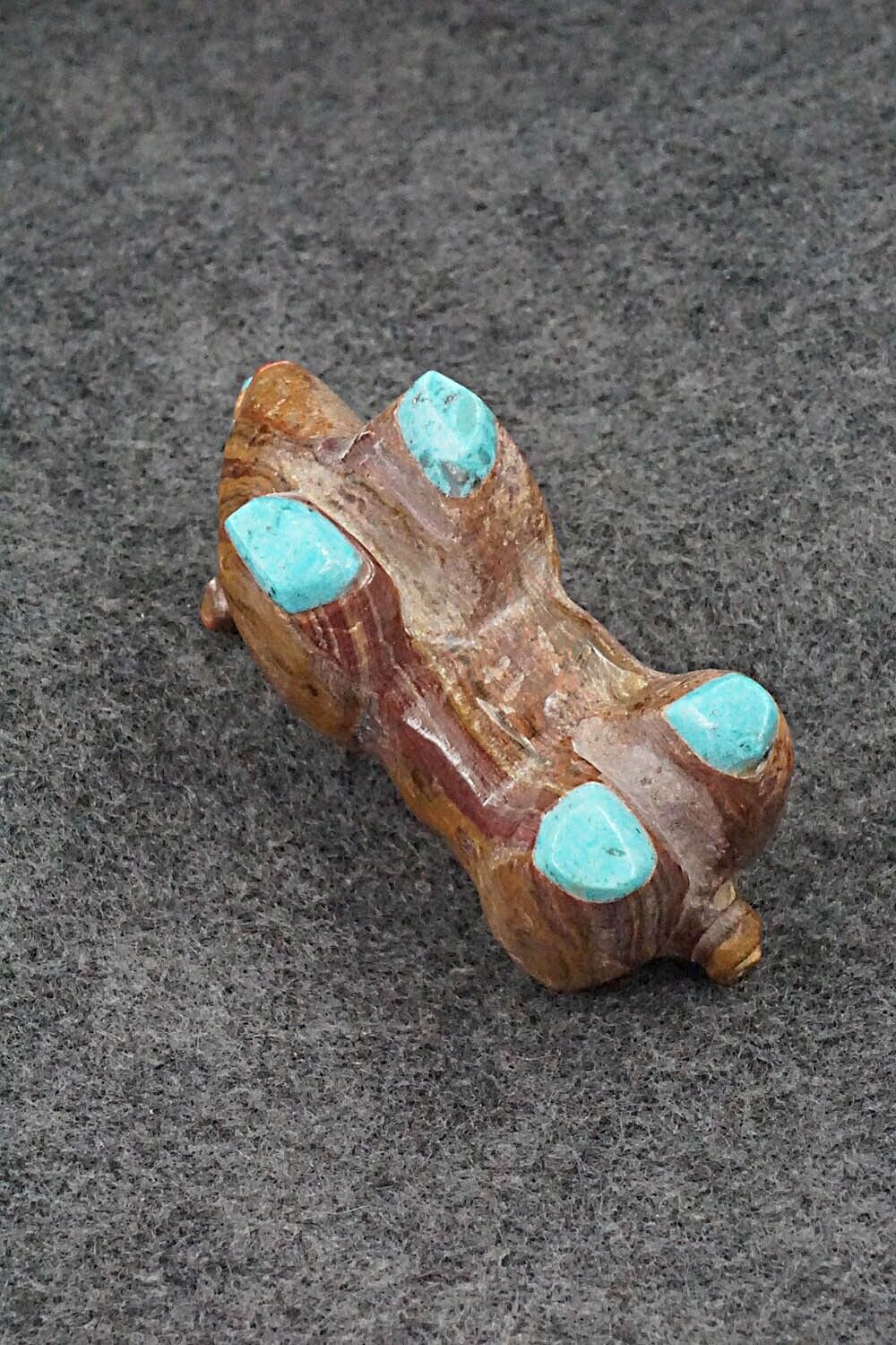 Pig Zuni Fetish Carving - Freddie Leekya
