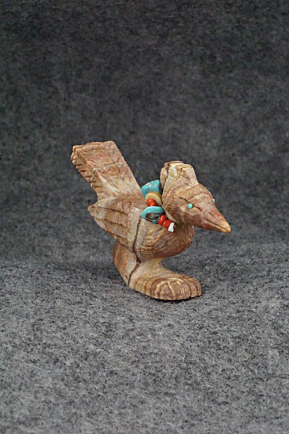 Roadrunner Zuni Fetish Carving - Douglas Martza