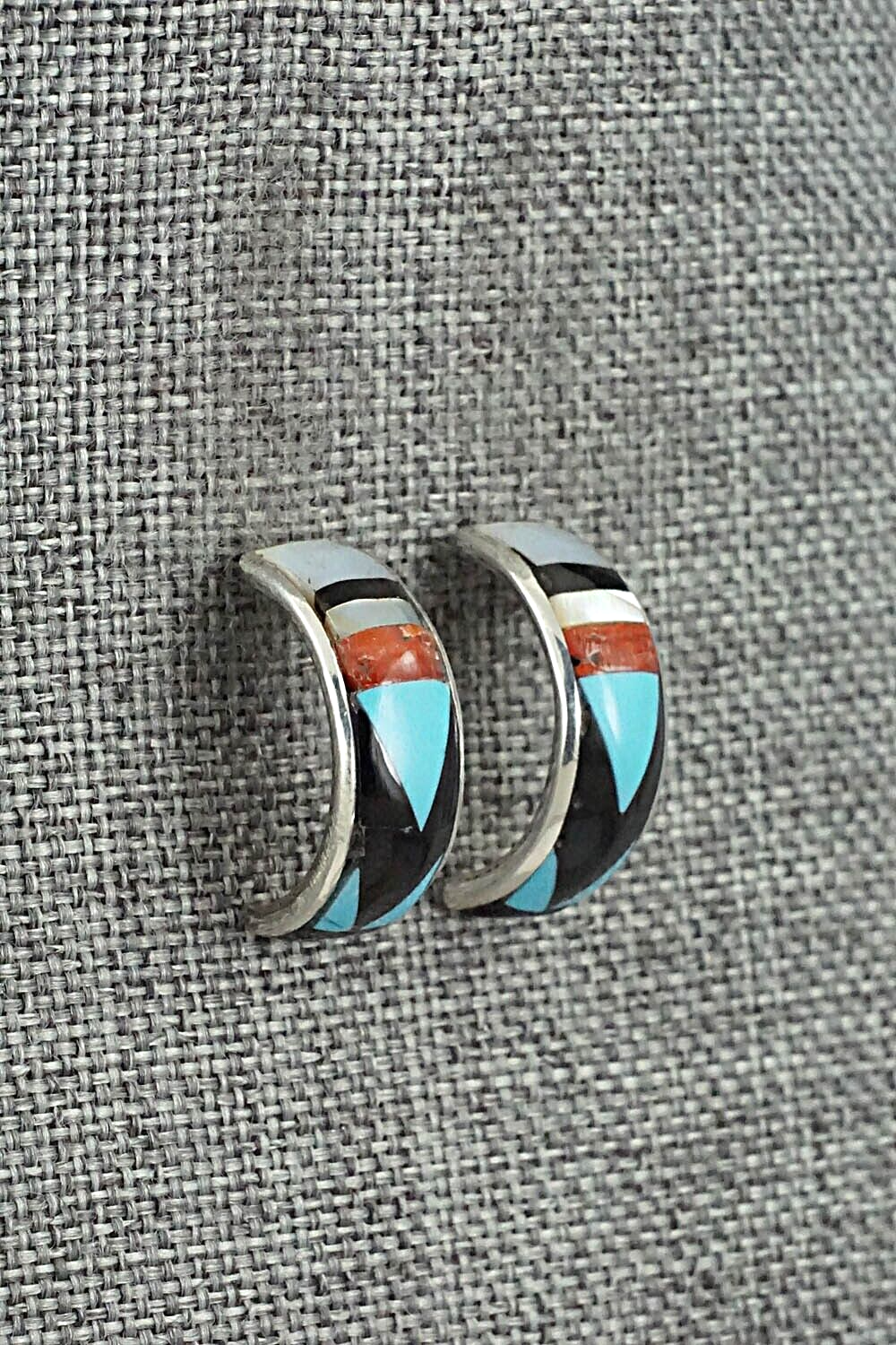 Multi-Stone & Sterling Silver Earrings - Delberta Boone