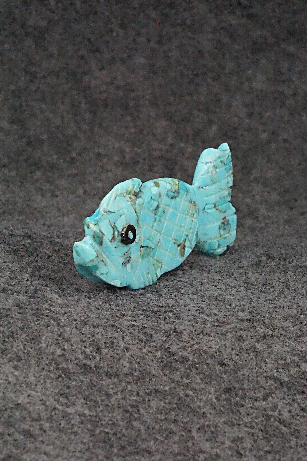 Fish Zuni Fetish Carving - Danette Laate