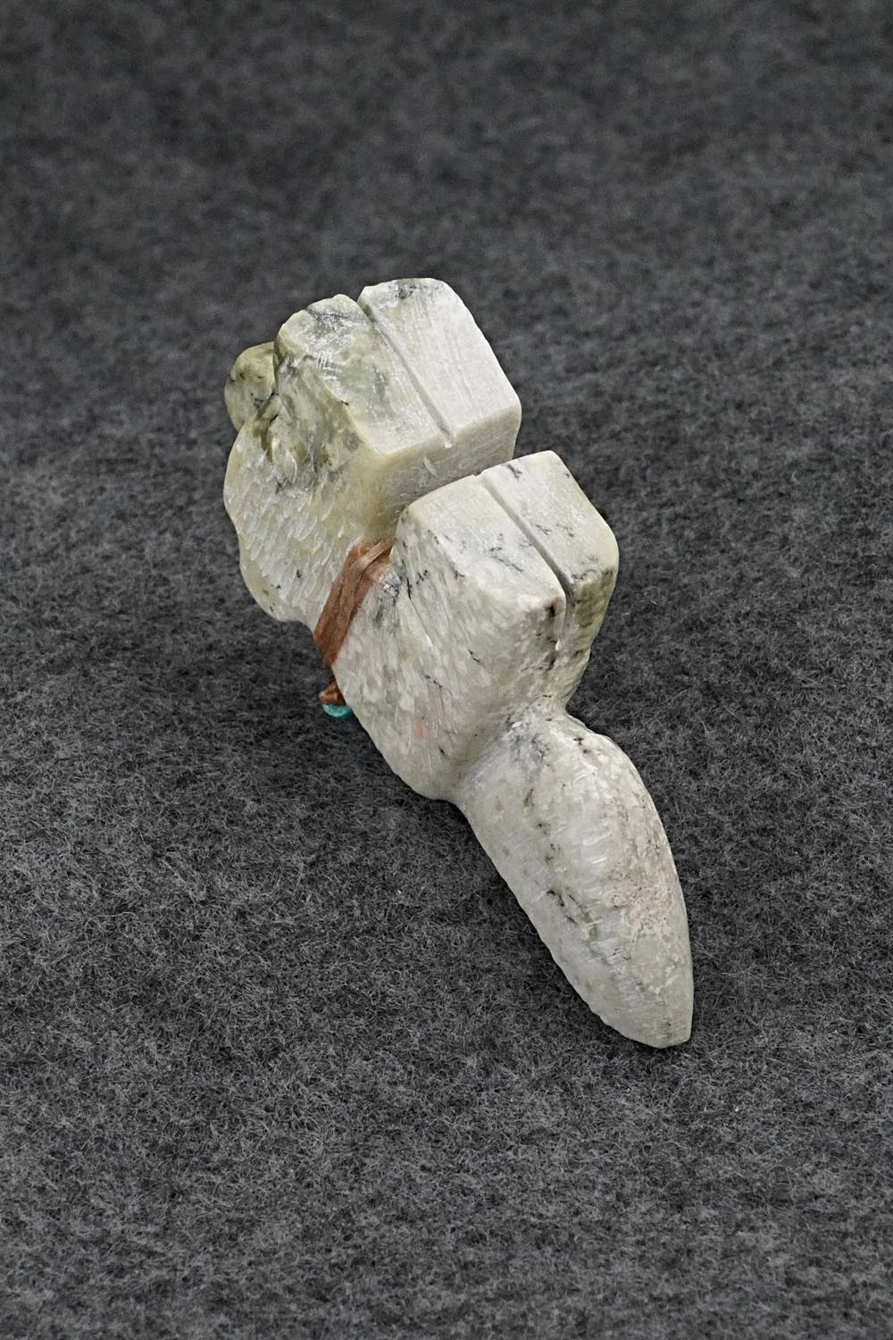Wolf Zuni Fetish Carving - Danny Lonjose