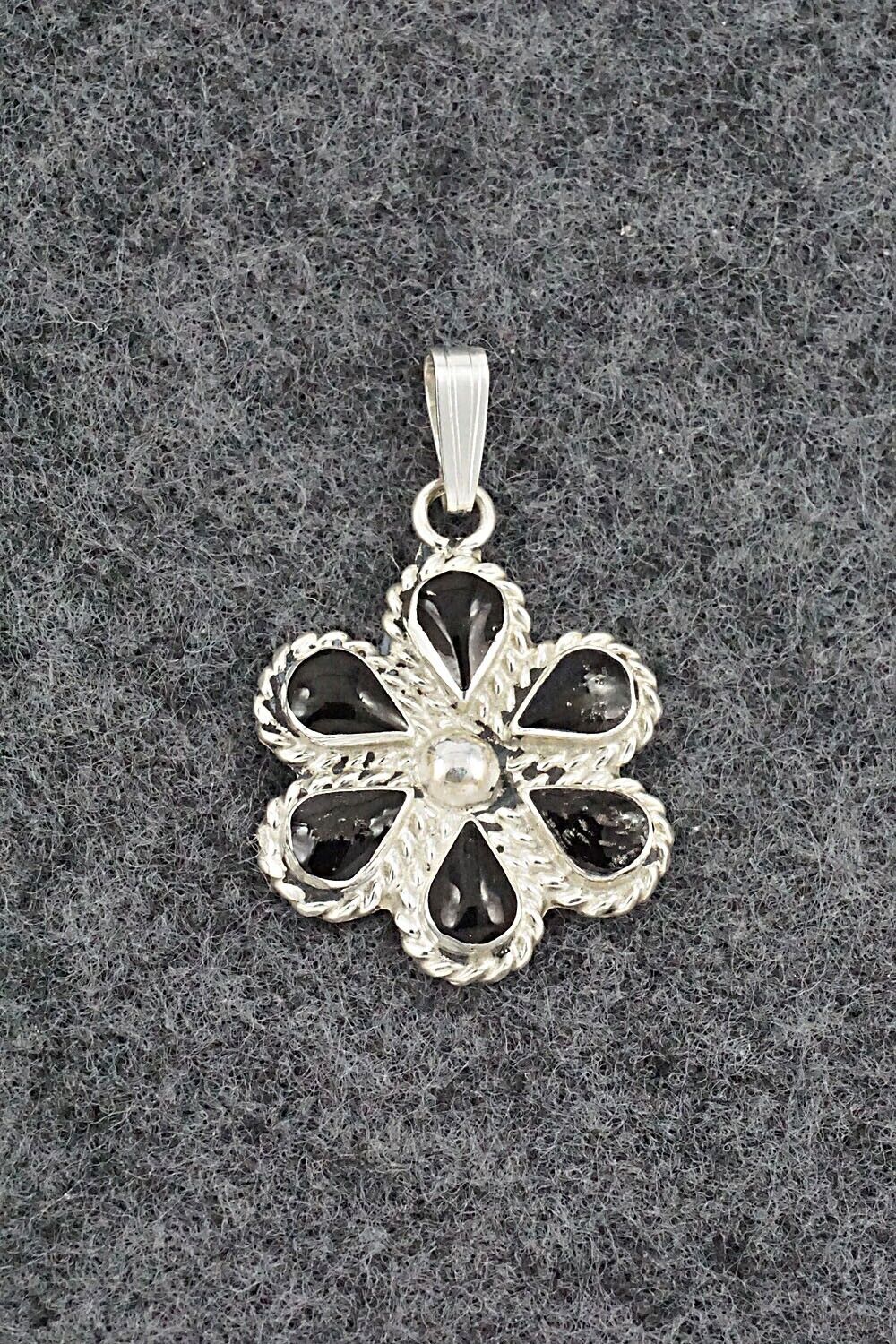 Onyx & Sterling Silver Pendant - Gina Dosedo