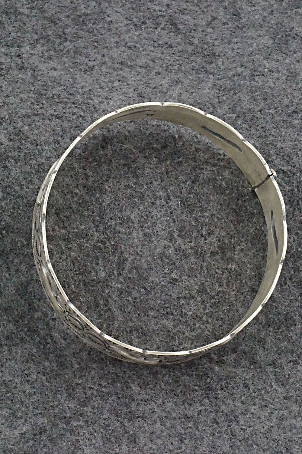 Sterling Silver Bangle Bracelet - Jeremy Delgarito