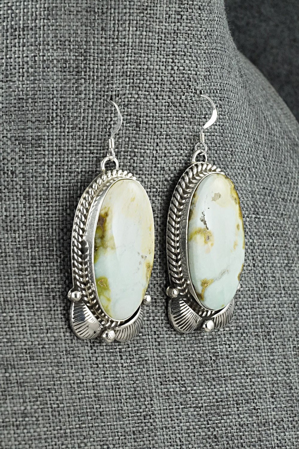 Variscite & Sterling Silver Squash Blossom Set - Vernon Johnson