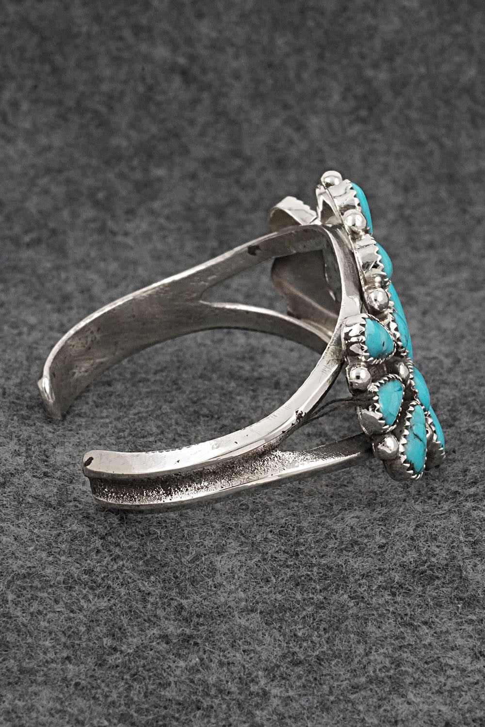 Turquoise & Sterling Silver Bracelet - Evelyn Platero