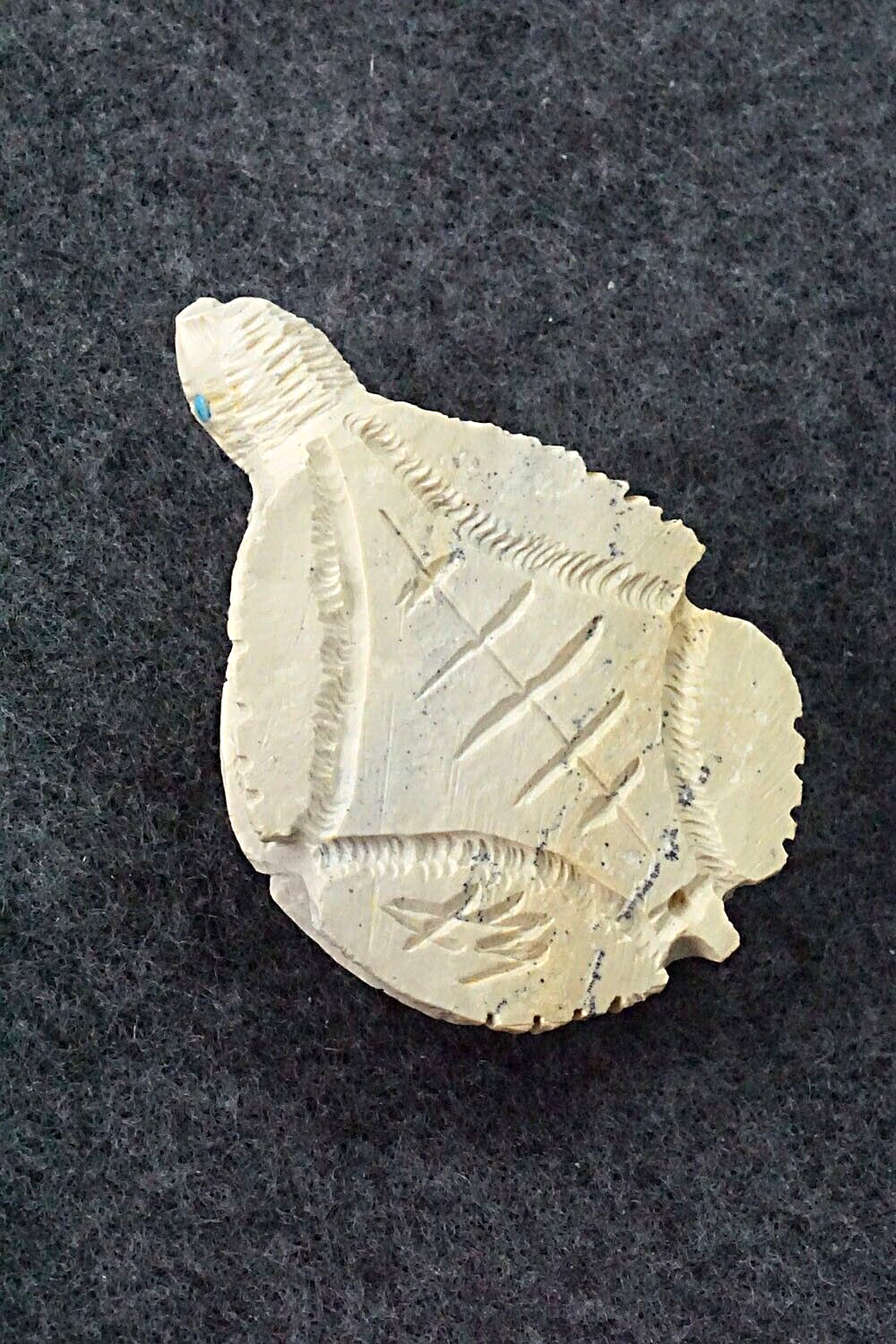 Turtle Zuni Fetish Carving - Adrian Cachini
