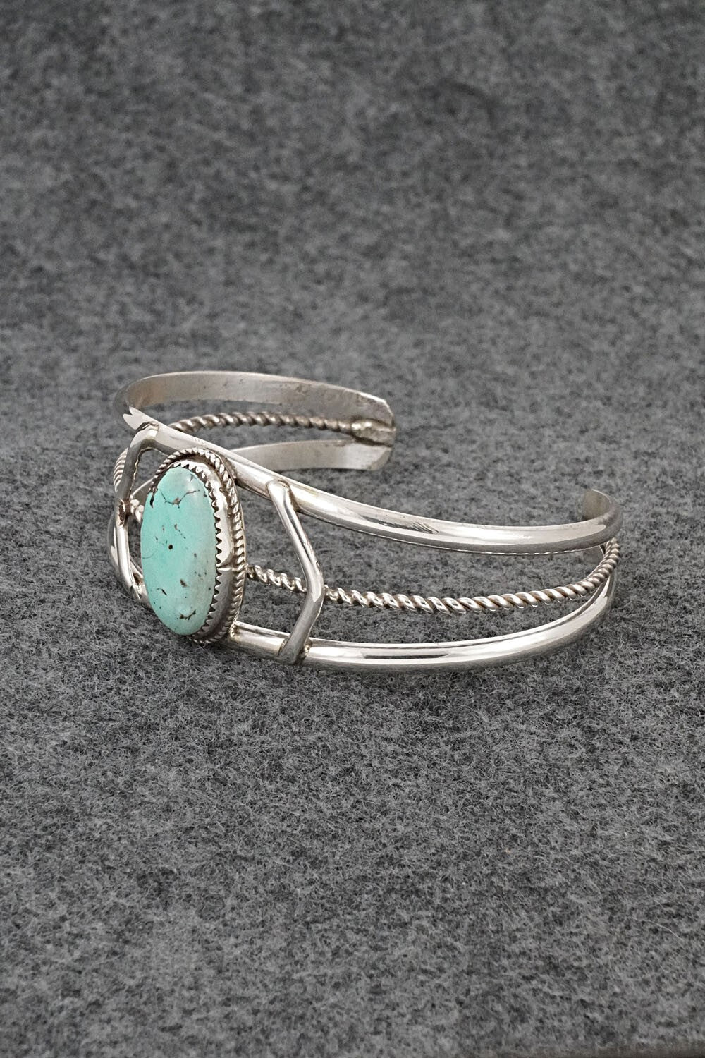 Turquoise & Sterling Silver Bracelet - Ernest Hawthorne