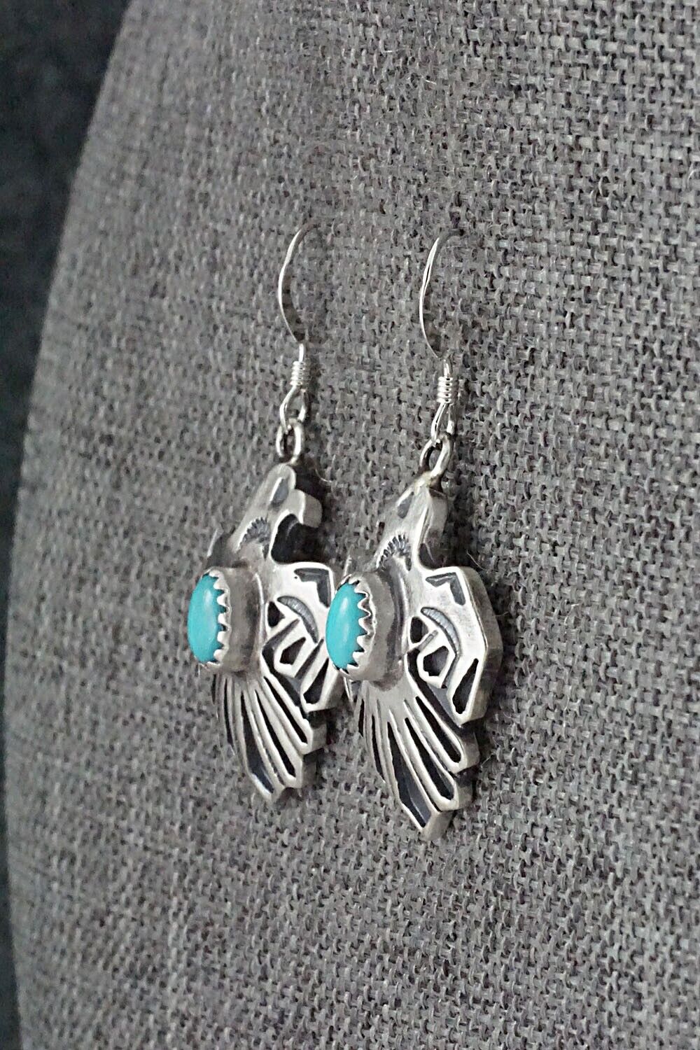 Turquoise & Sterling Silver Earrings - Paige Gordon