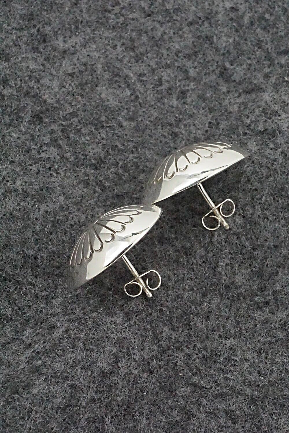Sterling Silver Earrings - Marie Yazzie