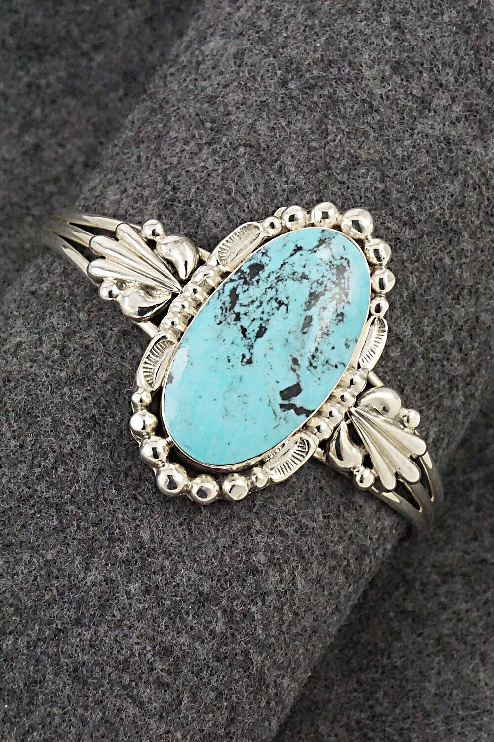 Turquoise & Sterling Silver Bracelet - Emerson Delgarito