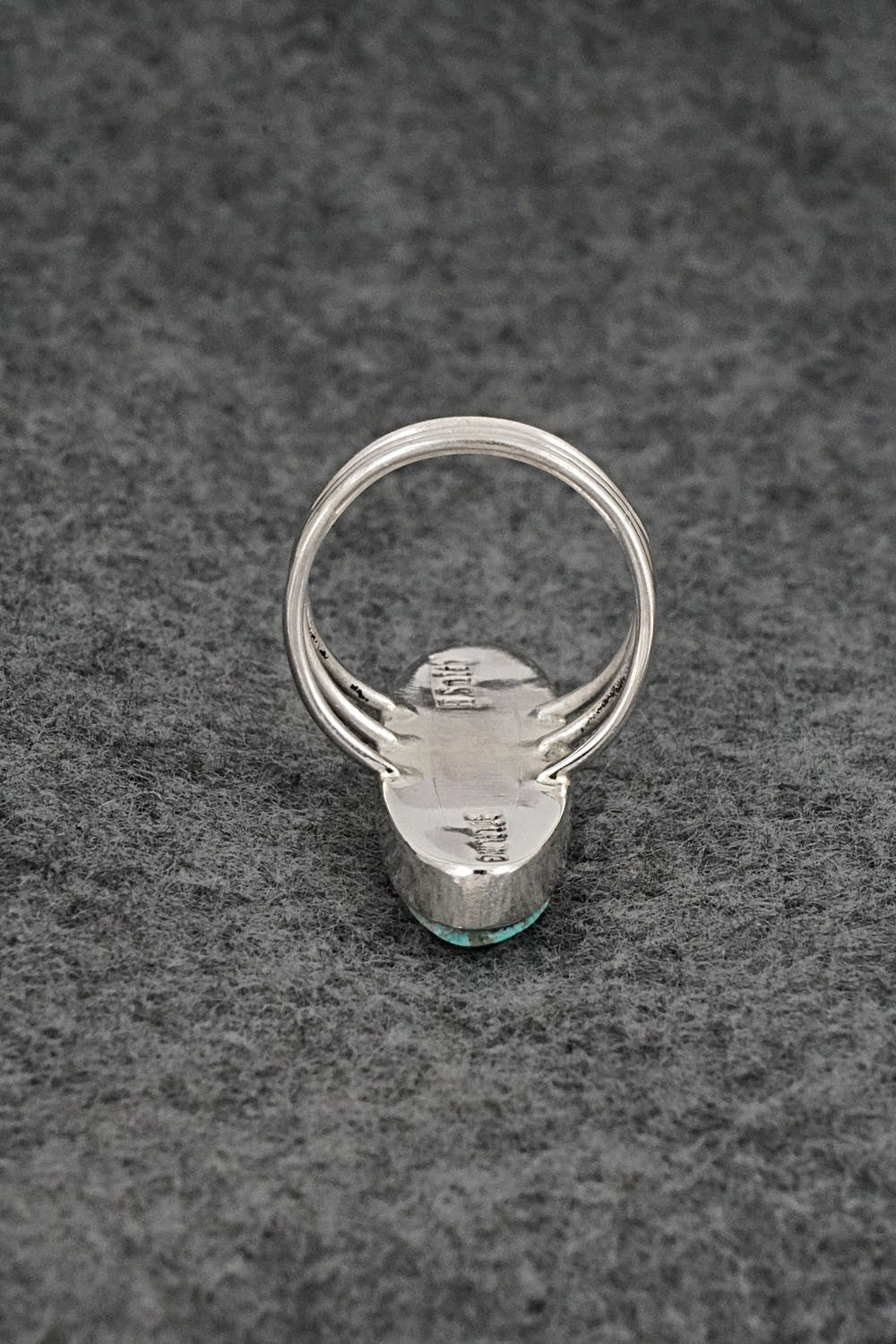 Turquoise & Sterling Silver Ring - Harold Smith - Size 7
