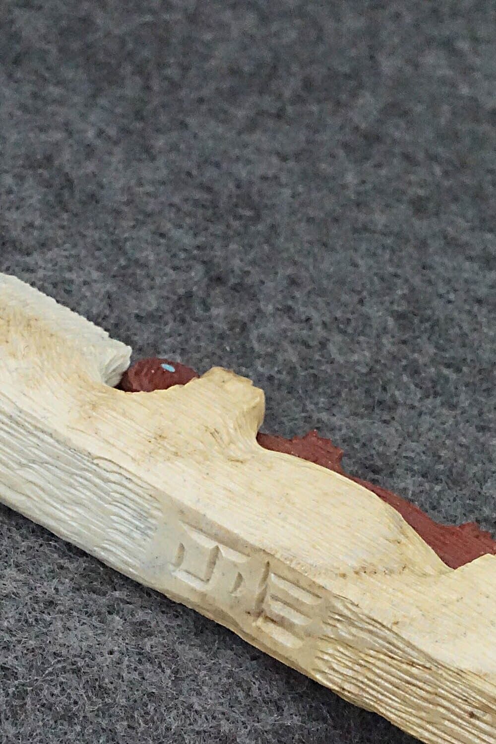 Otter and Cub Zuni Fetish Carving - Jesus Espino