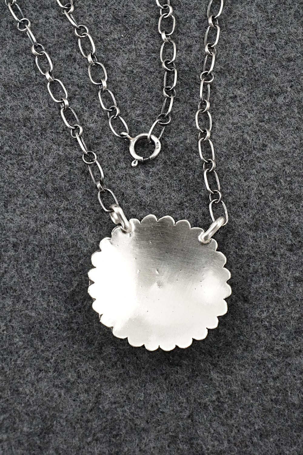Turquoise & Sterling Silver Necklace - Sheldon Mariano