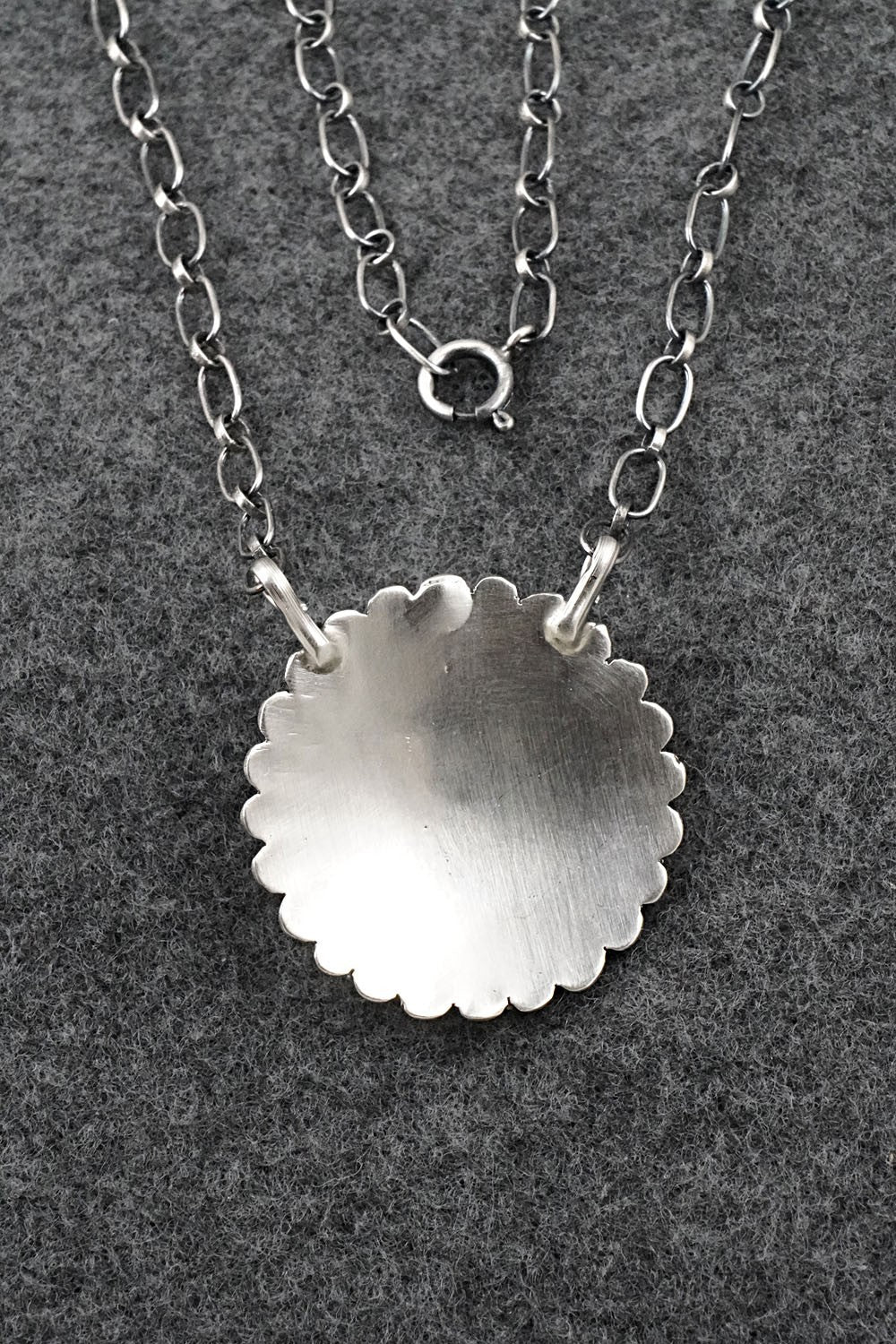 Turquoise & Sterling Silver Necklace - Sheldon Mariano