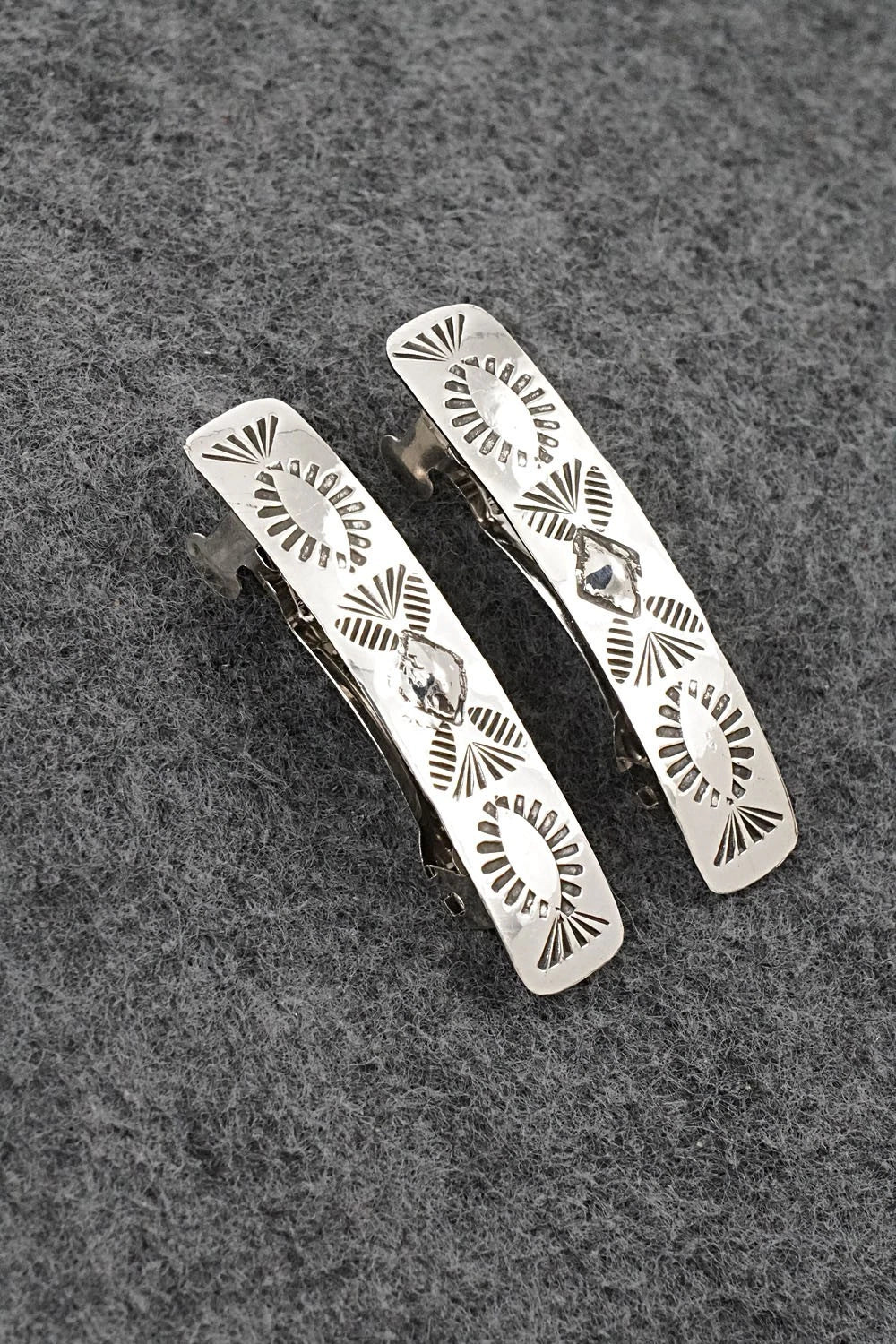 Sterling Silver Barrettes - Bertha Begay
