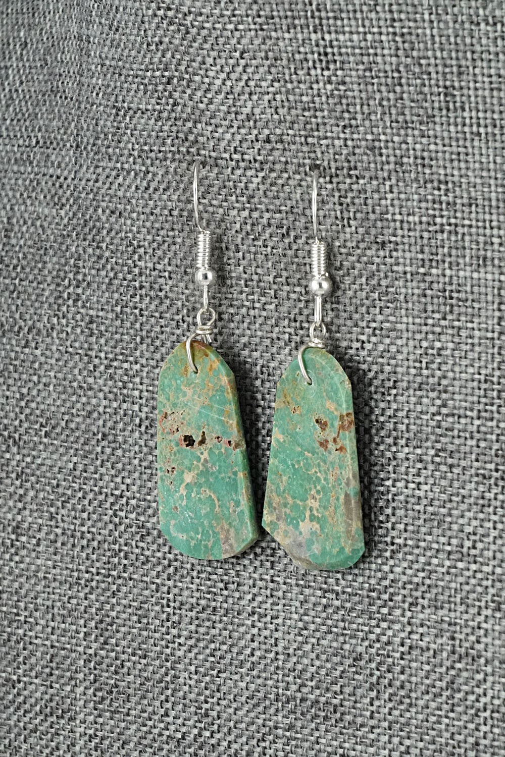 Turquoise & Sterling Silver Earrings - Tammy Nolcot