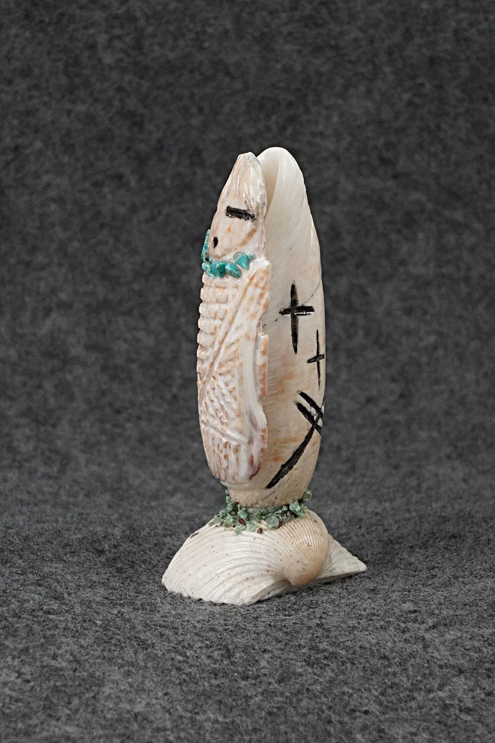 Corn Maiden Zuni Fetish Carving - Kevin Quam