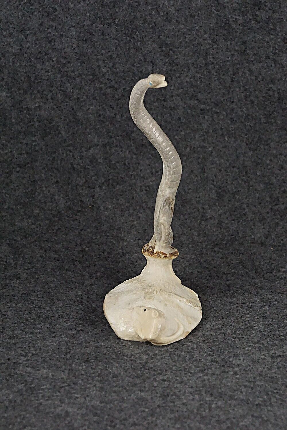 Rattlesnake & Mouse Zuni Fetish Carving - Maxx Laate