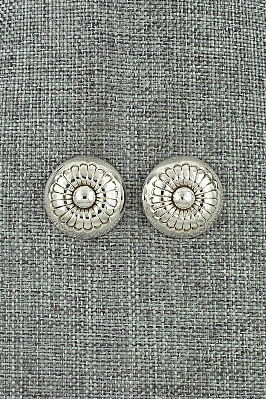 Sterling Silver Earrings - Marie Yazzie