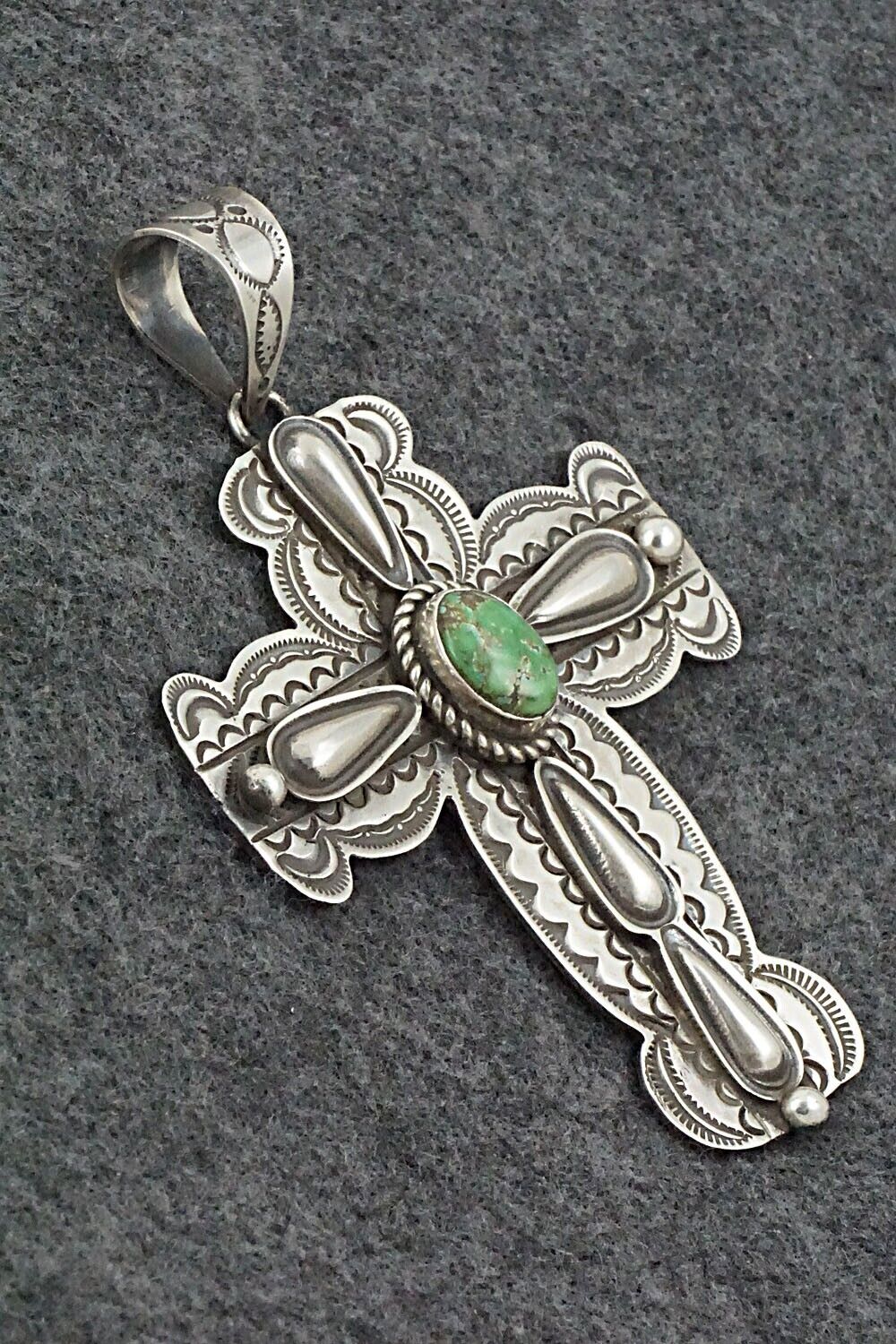 Turquoise & Sterling Silver Pendant - Alex Sanchez