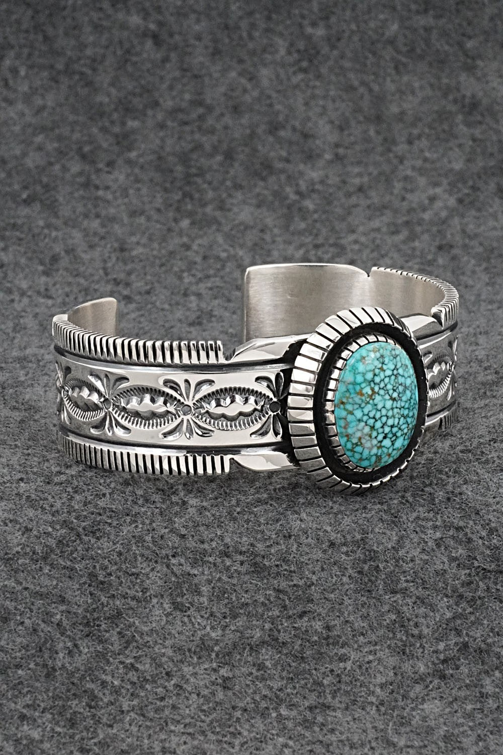Turquoise & Sterling Silver Bracelet - Mark Yazzie
