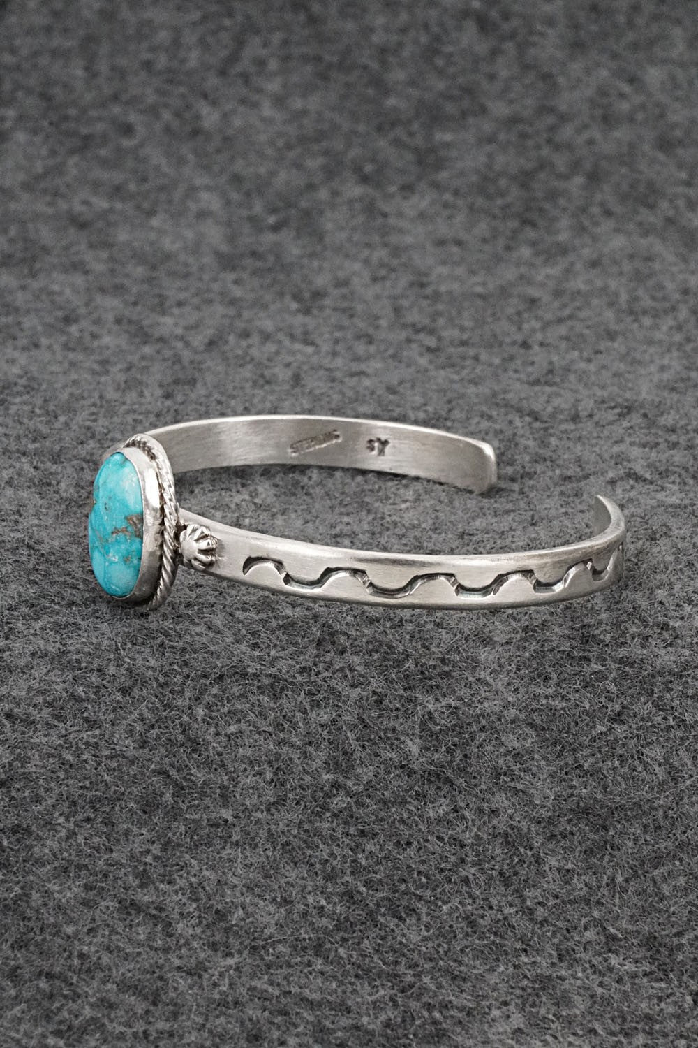Turquoise & Sterling Silver Bracelet - Samuel Yellowhair