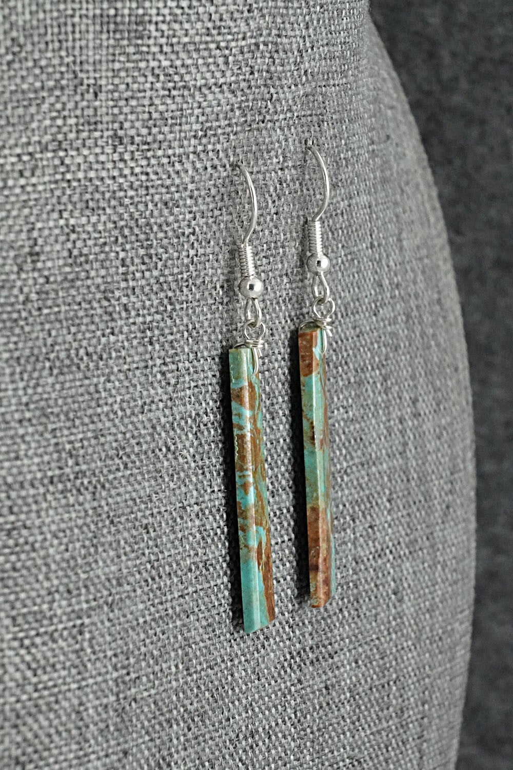 Turquoise & Sterling Silver Earrings - Tammy Nolcot