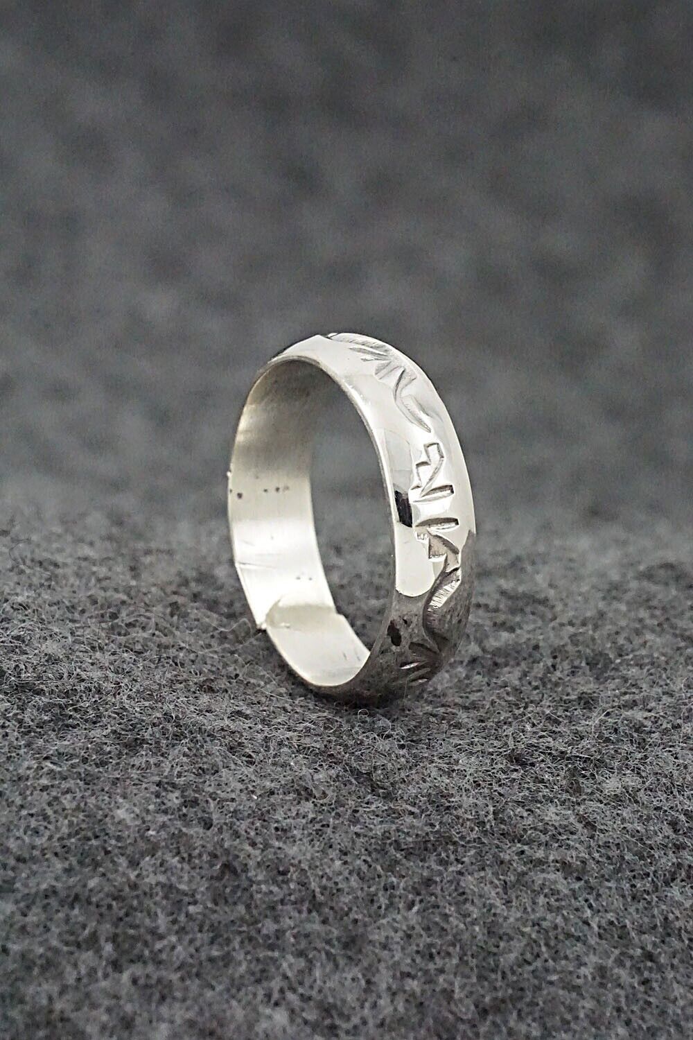 Sterling Silver Ring - Elaine Tahe - Size 9