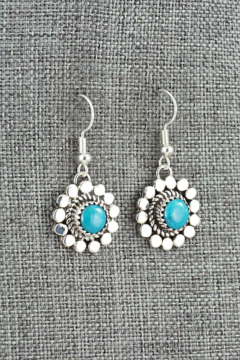 Turquoise & Sterling Silver Earrings - Sandra Parkett