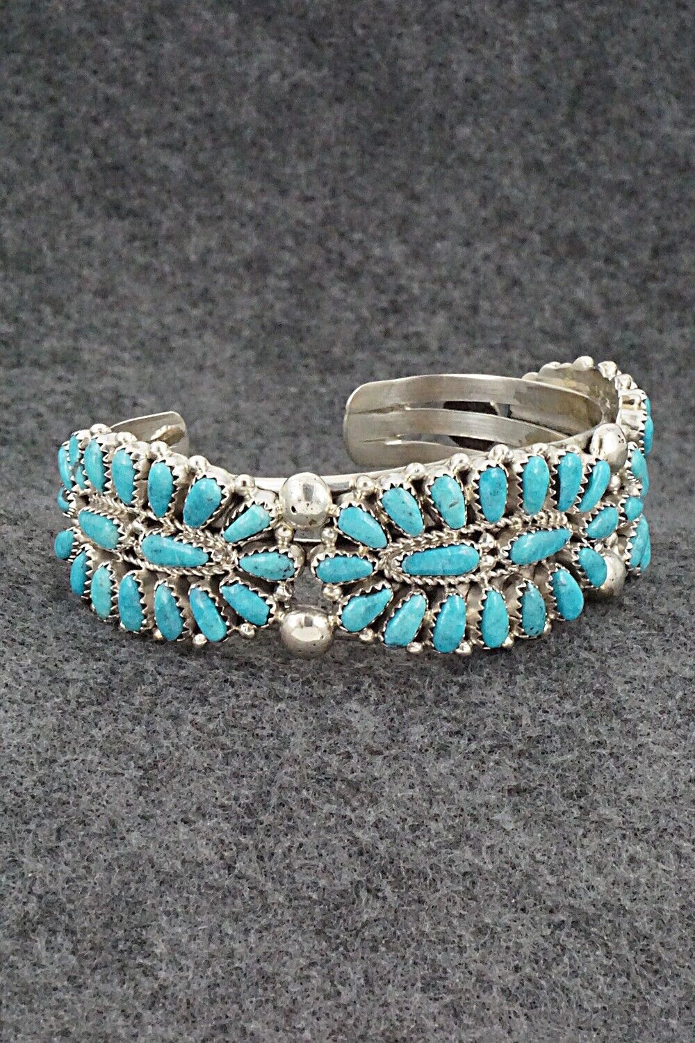 Turquoise & Sterling Silver Bracelet - Jaz Wilson