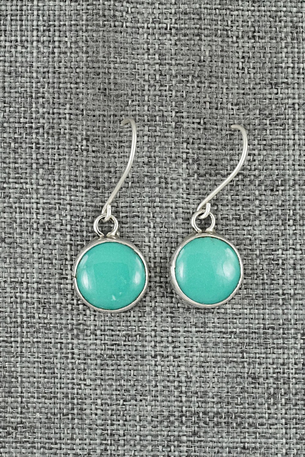 Turquoise & Sterling Silver Earrings - Rosemary Saunders