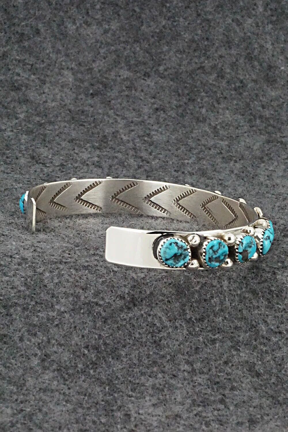 Turquoise & Sterling Silver Bracelet - Darlene Begay