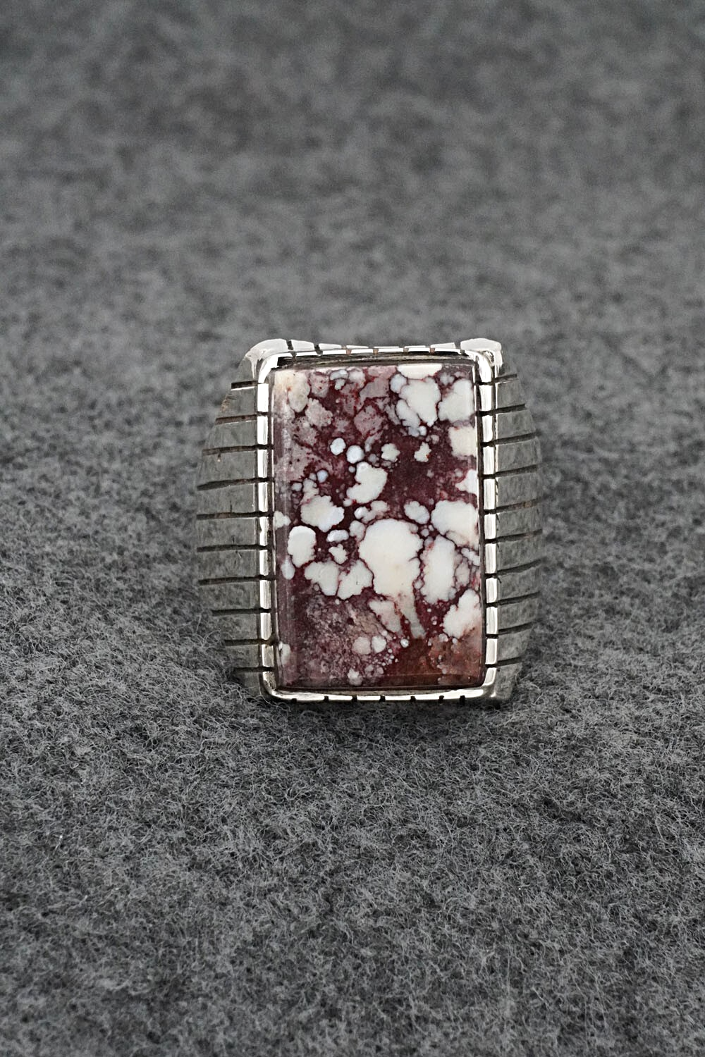 Wild Horse & Sterling Silver Ring - Trevor Jack - Size 12.5
