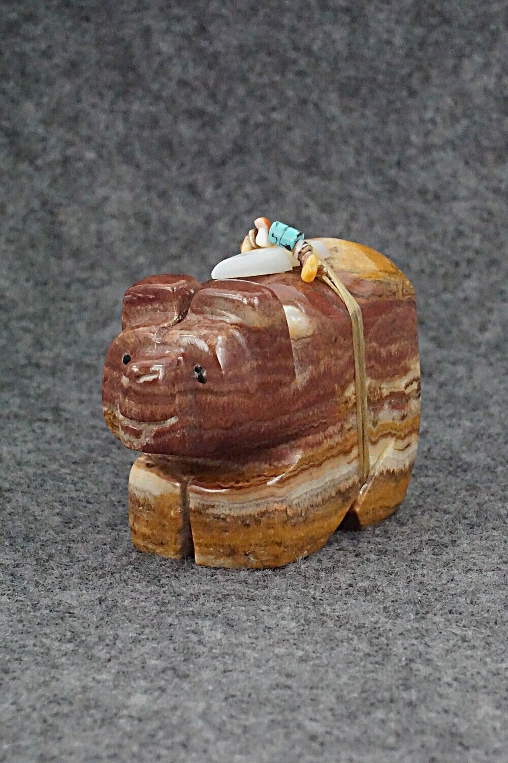 Bear Zuni Fetish Carving - Danny Lonjose