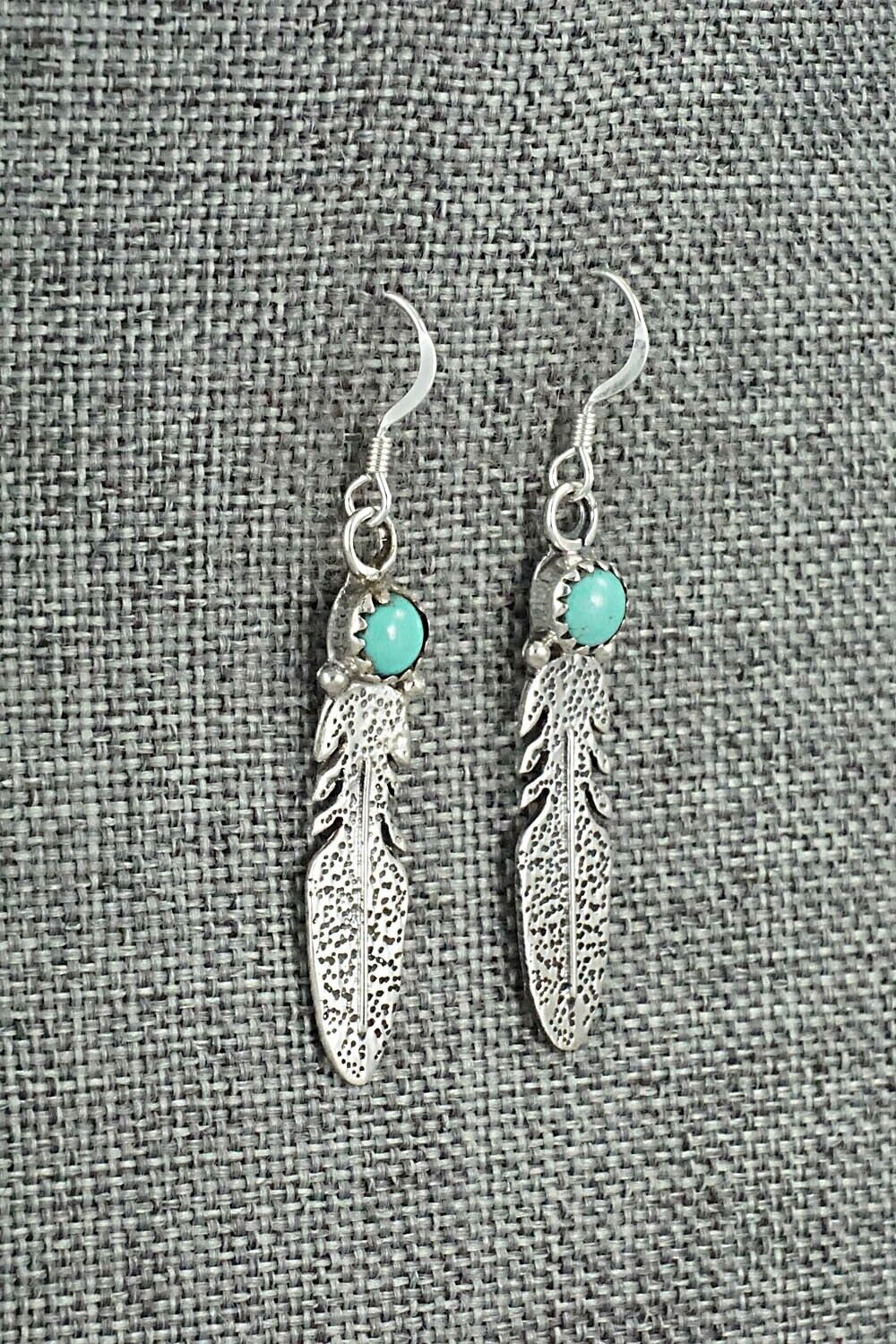 Turquoise & Sterling Silver Earrings - Sharon McCarthy