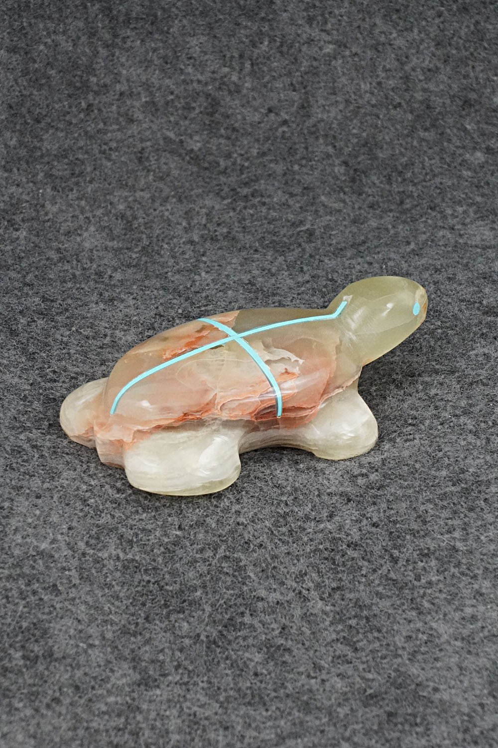 Turtle Zuni Fetish Carving - Kenric Laiwakete