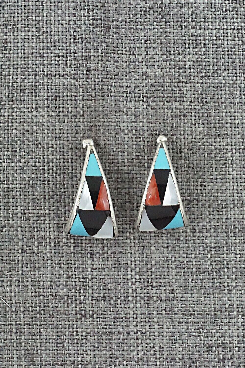 Multi-Stone & Sterling Silver Earrings - Florency Lucio