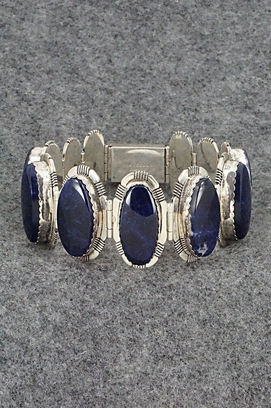 Sodalite & Sterling Silver Bracelet - Pat Bedoni