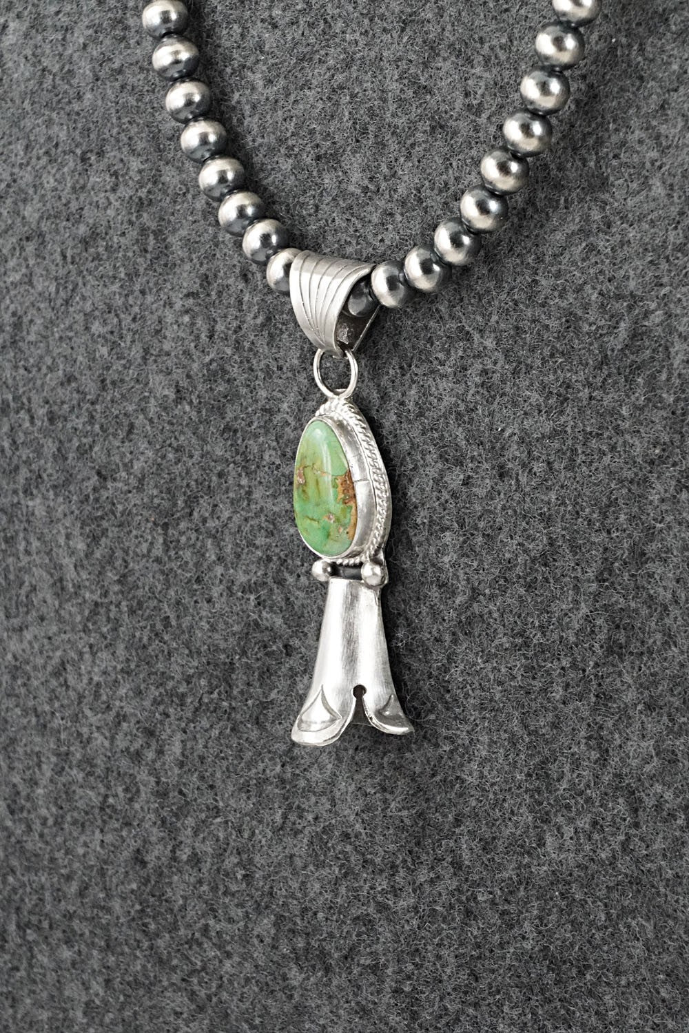 Turquoise & Sterling Silver Necklace - Samuel Yellowhair