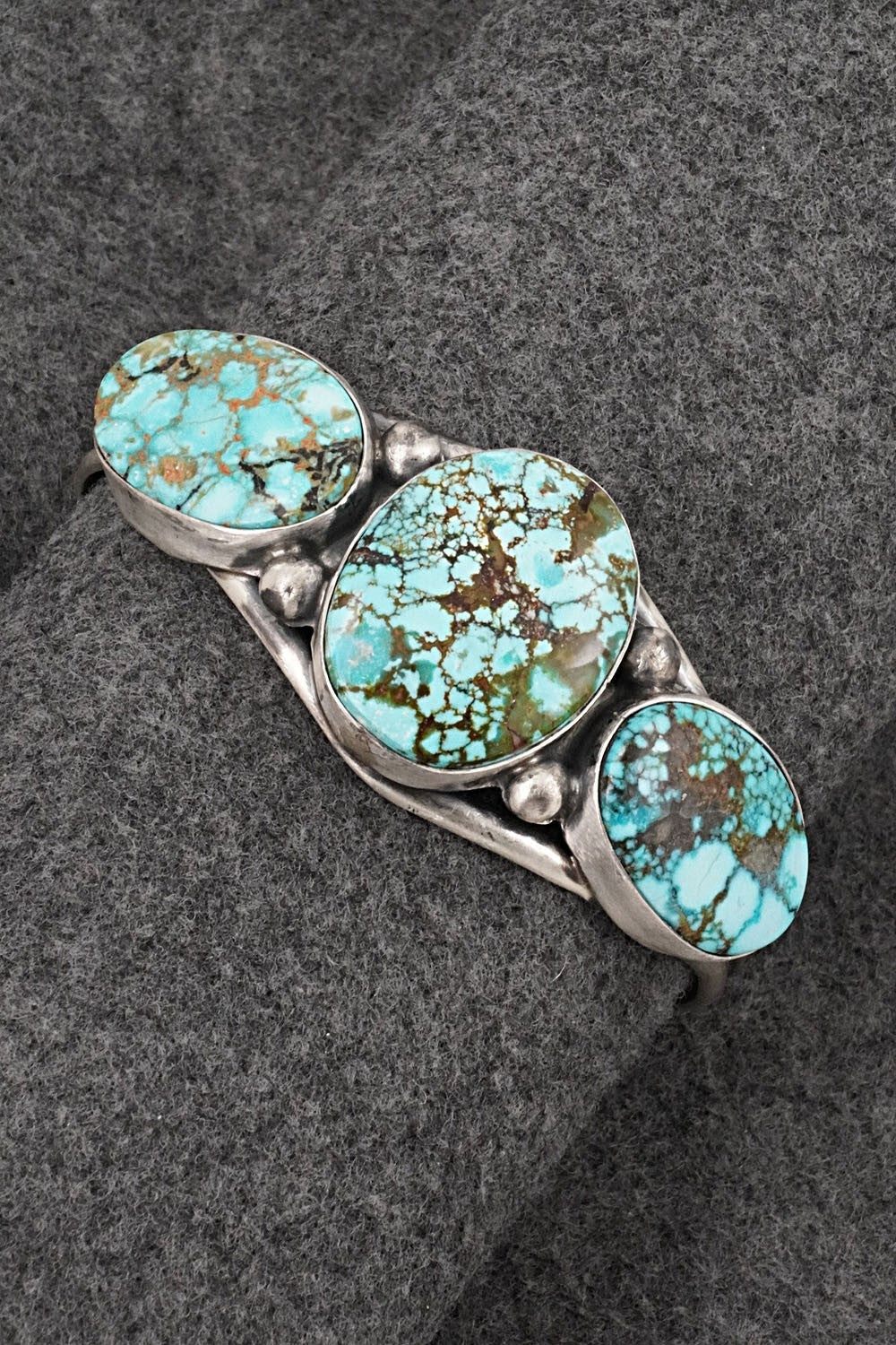 Turquoise & Sterling Silver Bracelet - Darrin Livingston