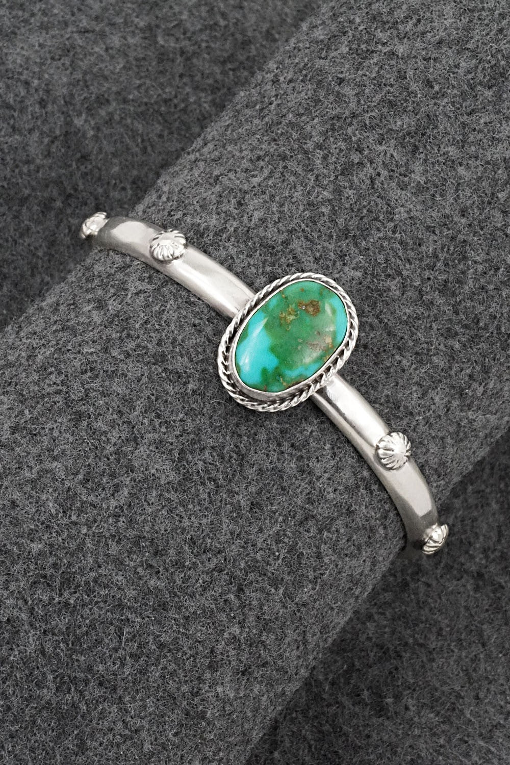Turquoise & Sterling Silver Bracelet - Samuel Yellowhair