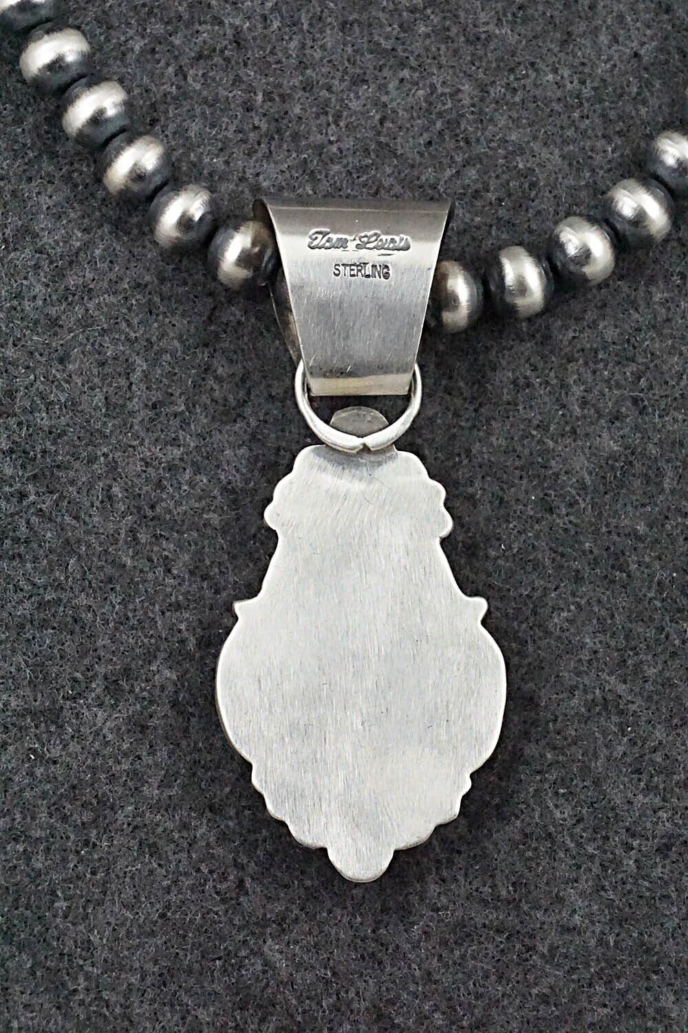 Turquoise & Sterling Silver Necklace - Tom Lewis