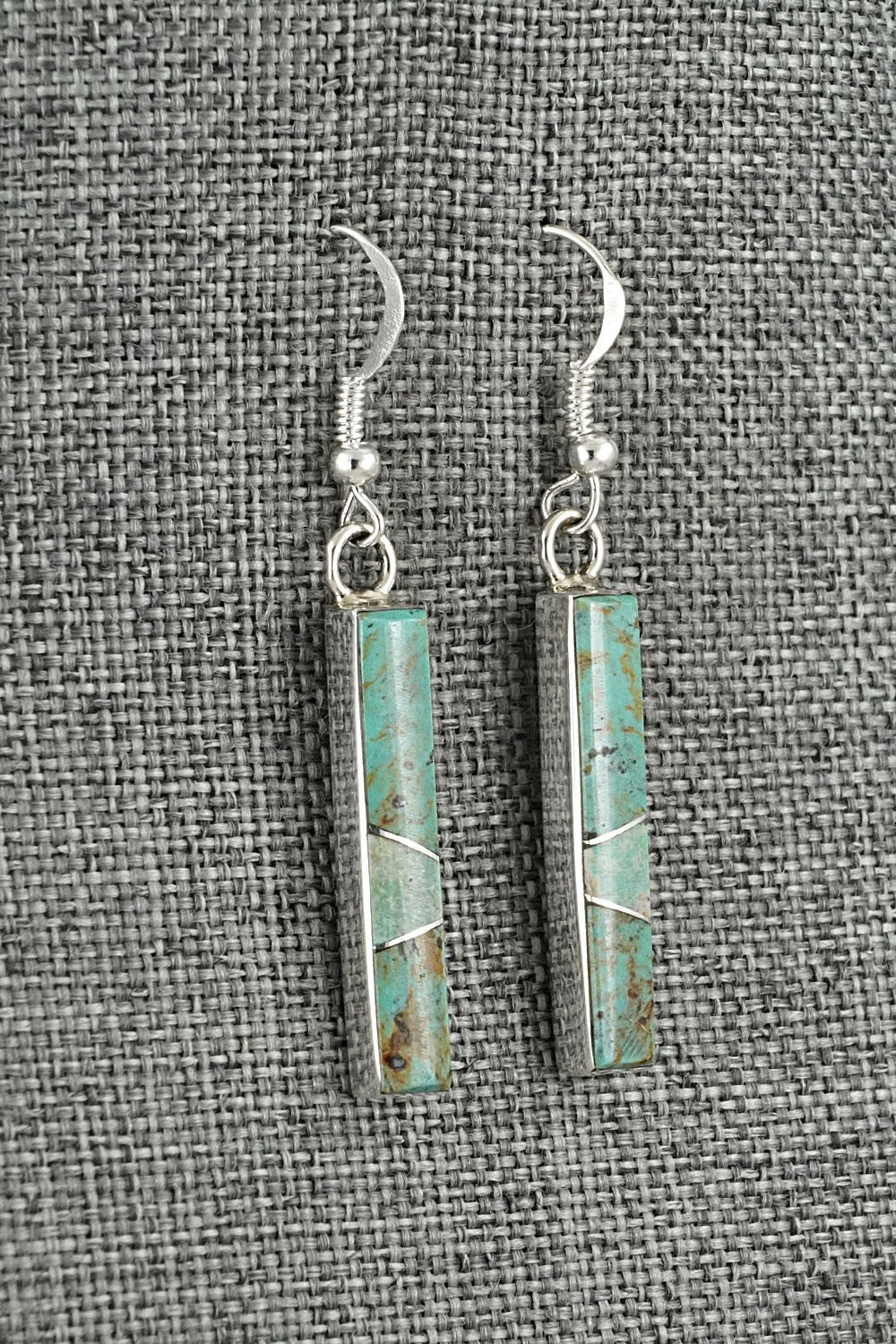 Turquoise & Sterling Silver Earrings - Marilyn Yazzie