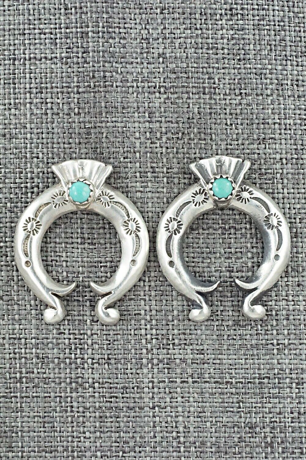 Turquoise & Sterling Silver Earrings - Paige Gordon